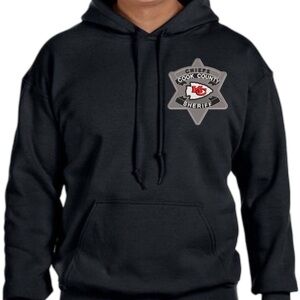 Cook County Sheriff Kansas Chiefs  Black Hoodie